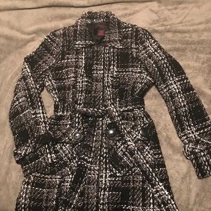 A long lined winter coat